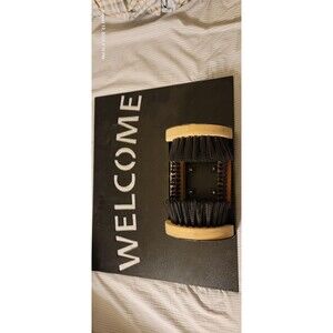 Welcome Mat, Shoe Cleaner, Metal, Brand New, Black, Outdoor By 5 Star Metal